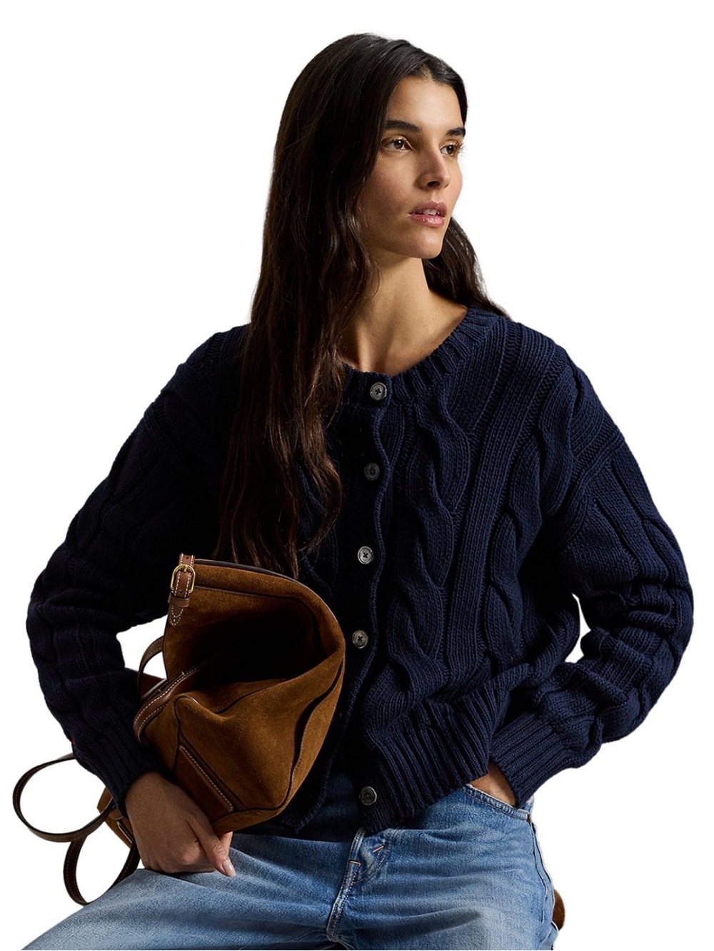 NWT Polo Ralph Lauren
Crewneck Cable Knit Cardigan
Sweater